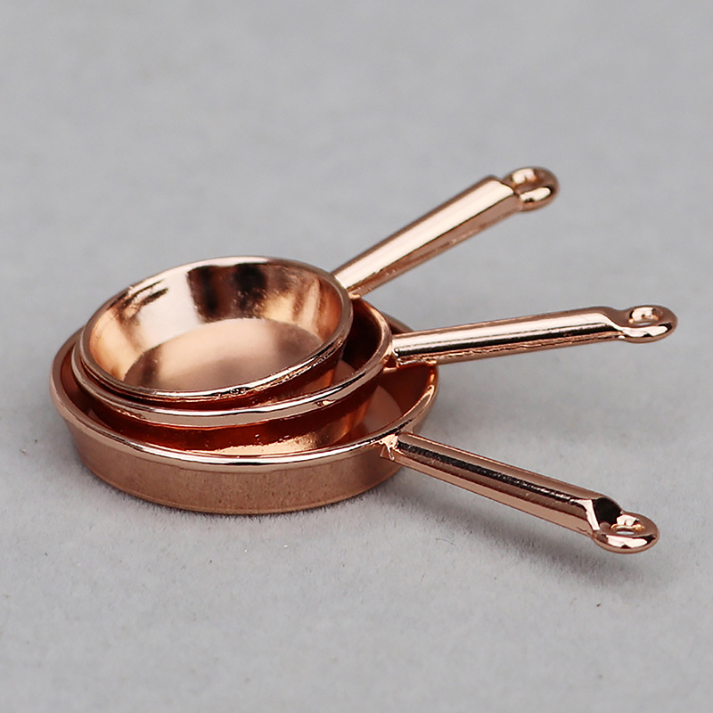 Commercial Kitchen Pans - .Hot Sale.1Set 1/12 Dollhouse Miniature Frying