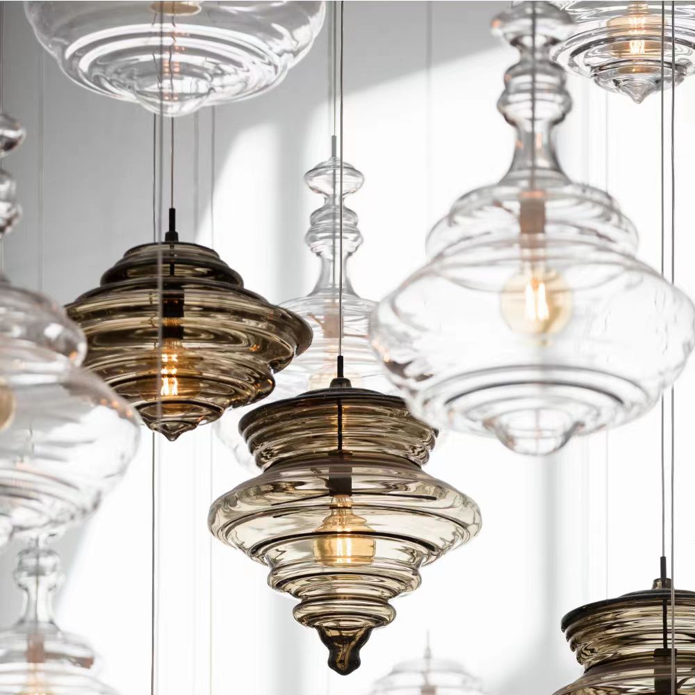 Commercial Kitchen Island - La Scala Pendant Lamp Industrial Water