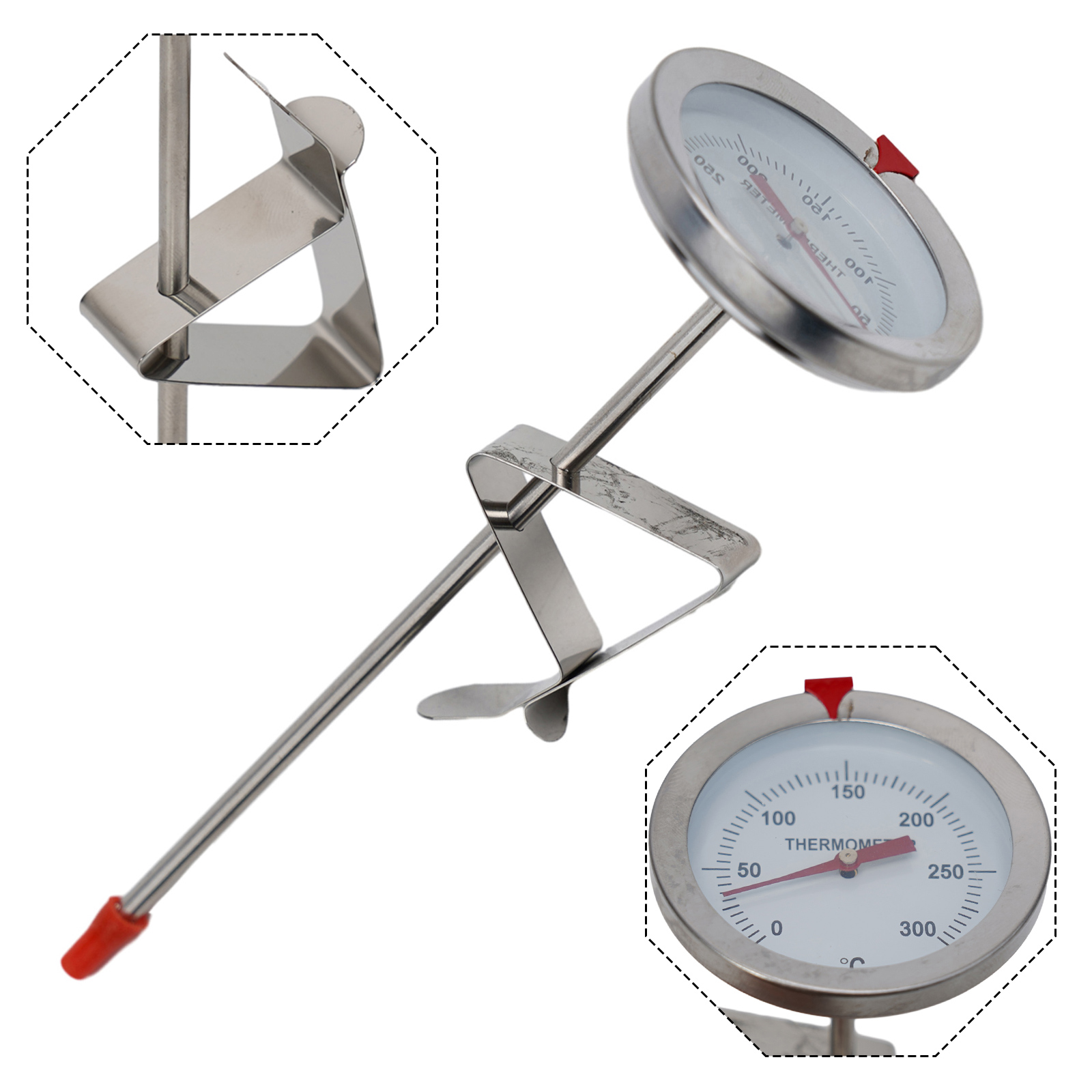 Commercial Kitchen Use - Stainless Steel Probe Thermometer Kitchen Tools