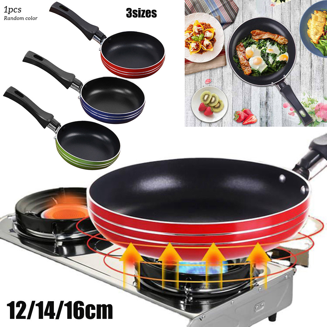 Commercial Kitchen Pans - 1PC 12cm/14cm/16cm Mini Frying Pan Non-Stick