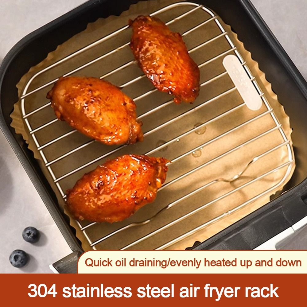 Commercial Kitchen Pans - Round Square Cooking Rack With Foot